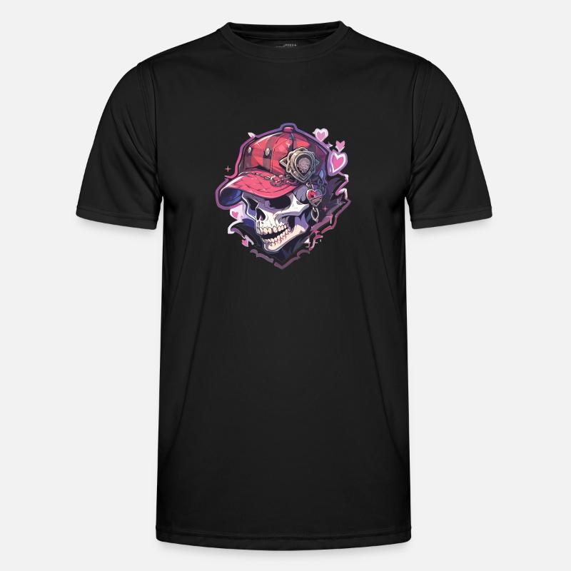 Skull - Men's Functional T-Shirt - black
