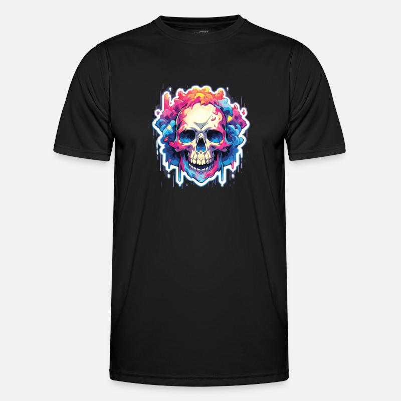 Totenkopf Männer Funktions-T-Shirt