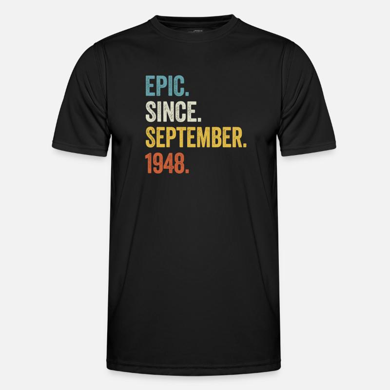 75 Years Old Epic Since September 1948 75th Men's Functional T-Shirt