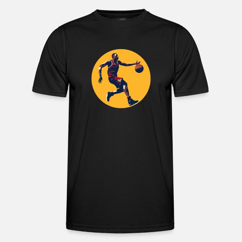 BASKETBALL forever! - Men's Functional T-Shirt - black