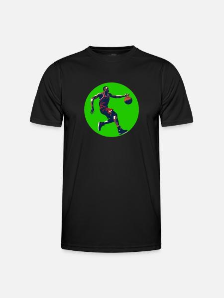 BASKETBALL forever! - Men's Functional T-Shirt - black