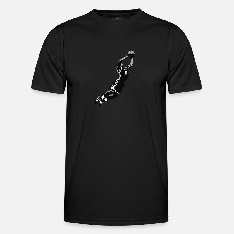 BASKETBALL forever! - Men's Functional T-Shirt - black