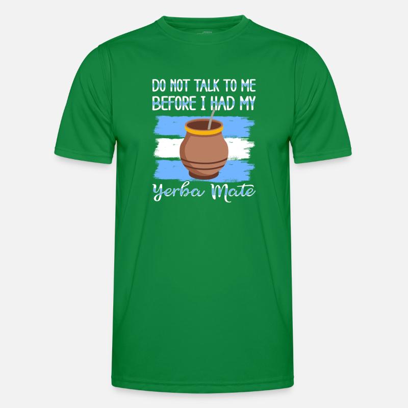 Drapeau de l’Argentine Thé yerba maté argentin T-shirt sport Homme