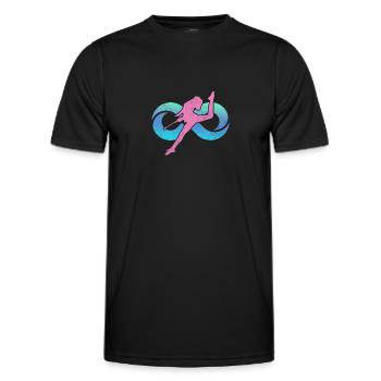 Baton Twirling - Men's Functional T-Shirt - black - Front - AI Model Male 178 dark (178cm)