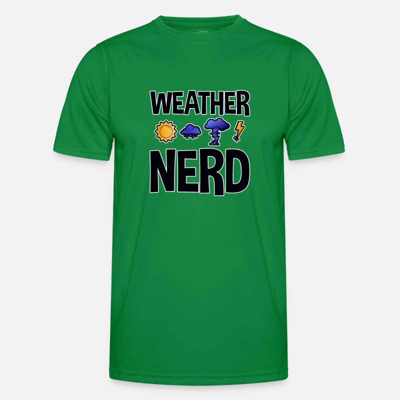 Nerd météo 2 T-shirt sport Homme