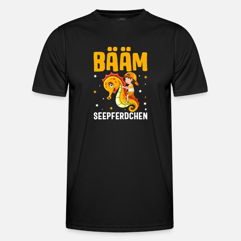 BÄÄM Seepferdchen bestanden Schwimmkurs Männer Funktions-T-Shirt