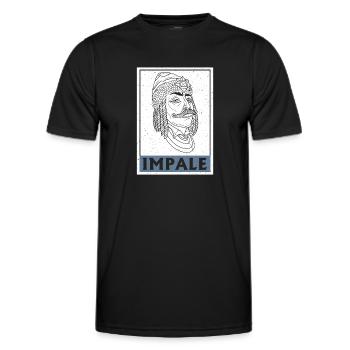 Transsilvanien Rumänien Vlad Tepes Balkan - Männer Funktions-T-Shirt - Schwarz - Vorne - AI Model Male 178 dark (178cm)