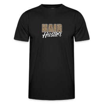 Beautician Cosmetics Makeup Gift - Men's Functional T-Shirt - black - Front - AI Model Male 178 dark (178cm)