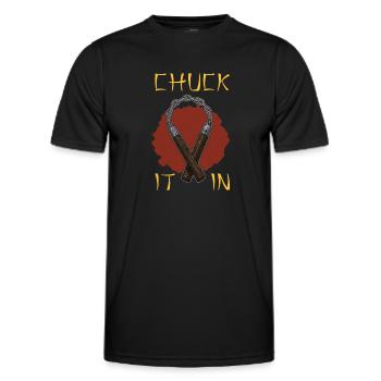 Ninja Weapons Ninjutsu Japan Martial Arts Karate - Men's Functional T-Shirt - black - Front - AI Model Male 178 dark (178cm)