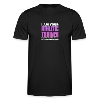Sports Physician - Men's Functional T-Shirt - black - Front - AI Model Male 178 dark (178cm)