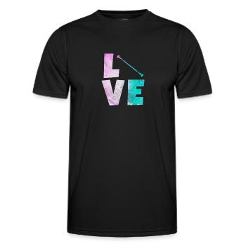Baton Twirling - Men's Functional T-Shirt - black - Front - AI Model Male 178 dark (178cm)