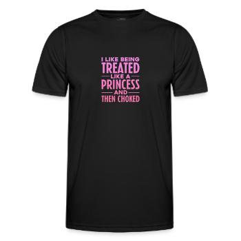 Sadomaso BDSM Dominatrix SM Sado Maso Cadeau - T-shirt sport Homme - noir - Devant - AI Model Male 178 dark (178cm)