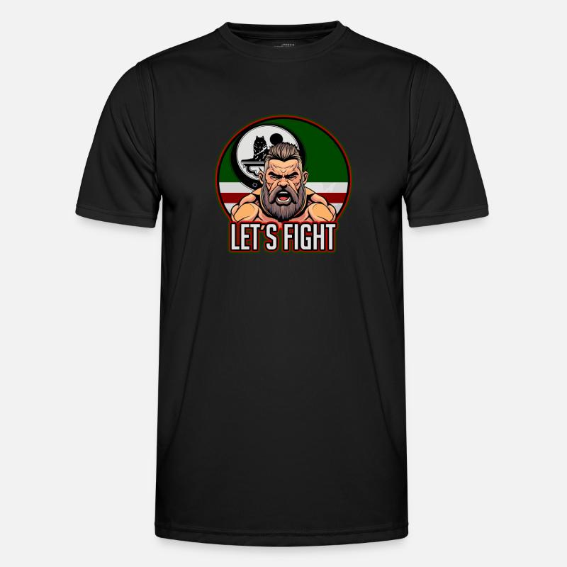 chechen fighter, chechnya, chechen flag, chechen Männer Funktions-T-Shirt