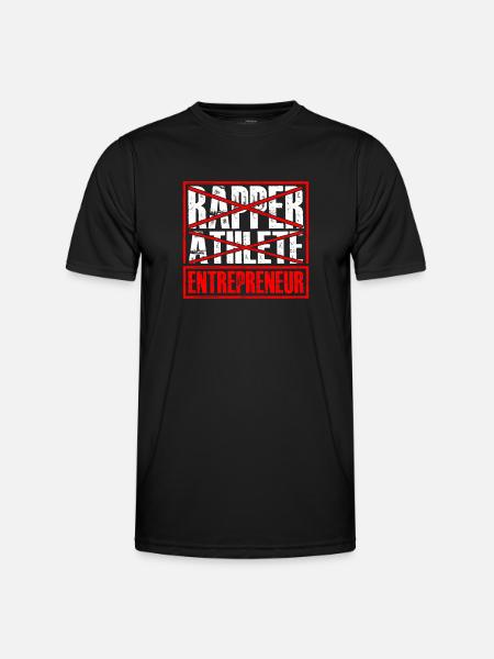 Rapper Athlete Entrepreneur 37 - Men's Functional T-Shirt - black