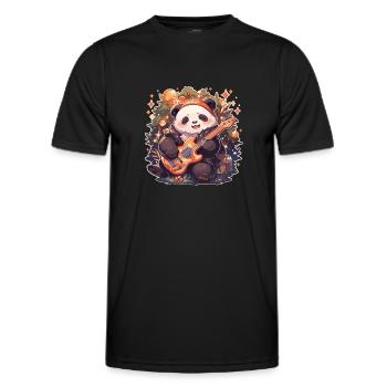 Panda Panda Ours Panda Bébé Pandas Panda Animal - T-shirt sport Homme - noir - Devant - AI Model Male 178 dark (178cm)