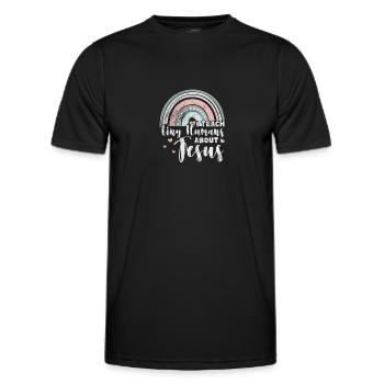 Bible - T-shirt sport Homme - noir - Devant - AI Model Male 178 dark (178cm)