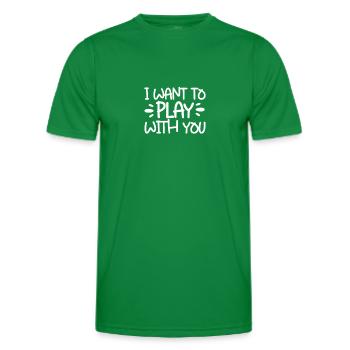 Sadomaso BDSM Dominatrix SM Sado Maso Cadeau - T-shirt sport Homme - vert - Devant - AI Model Male 178 dark (178cm)