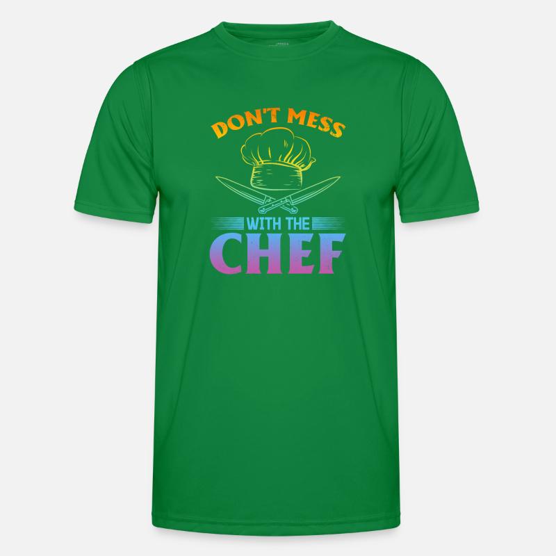 Ne plaisantez pas avec le kit d’instruments de cuisine du chef T-shirt sport Homme