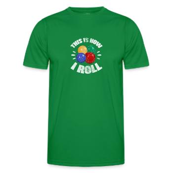 Lyonnaises - T-shirt sport Homme - vert - Devant - AI Model Male 178 dark (178cm)