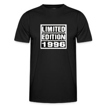 Edition Limitée 1996 Anniversaire 1996 Vintage Rétro - T-shirt sport Homme - noir - Devant - AI Model Male 178 dark (178cm)