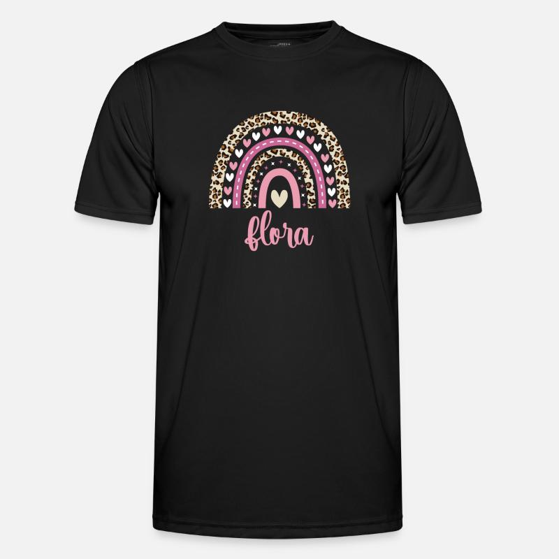 Flora Regenbogen Name Geburtstag Flora Männer Funktions-T-Shirt