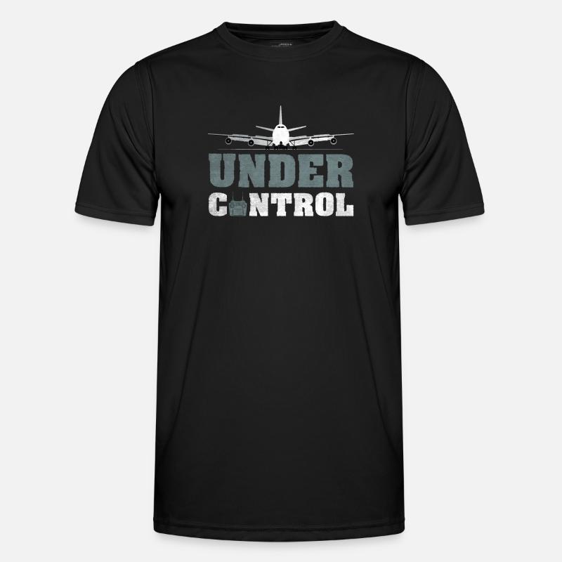 Under Control Model Airplane Men's Functional T-Shirt