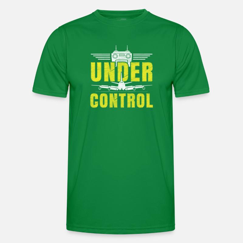 Under Control Model Airplane Men's Functional T-Shirt
