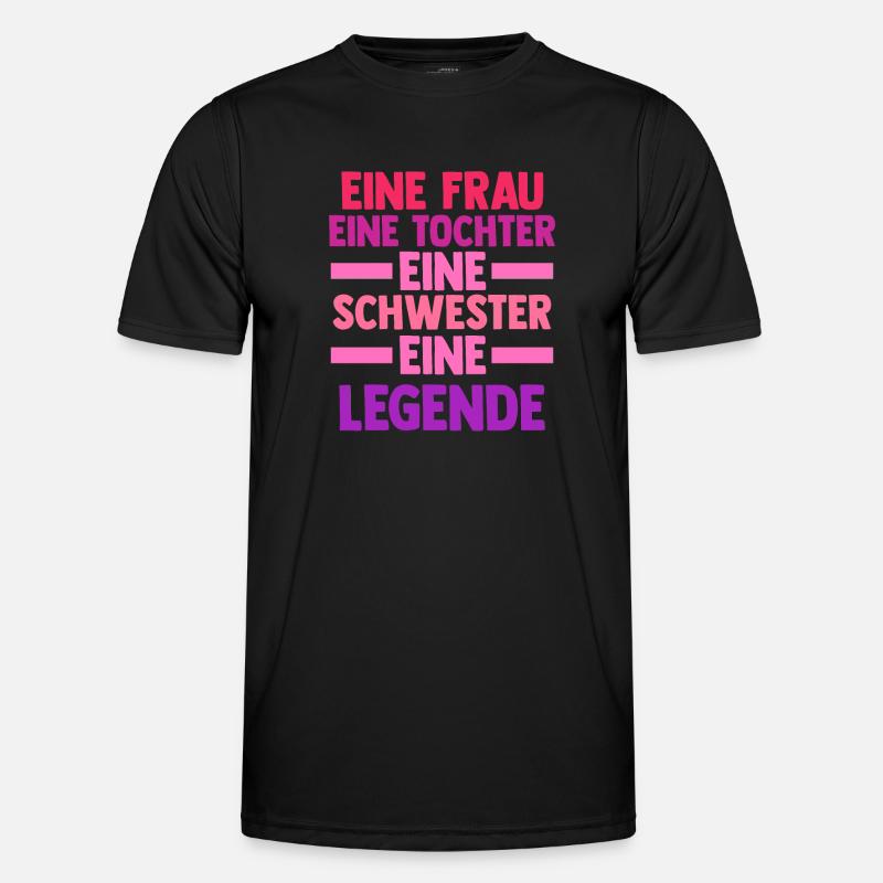 Tochter Schwester Männer Funktions-T-Shirt