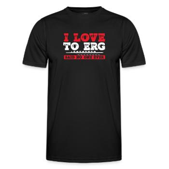 Fun rudder design - Men's Functional T-Shirt - black - Front - AI Model Male 178 dark (178cm)