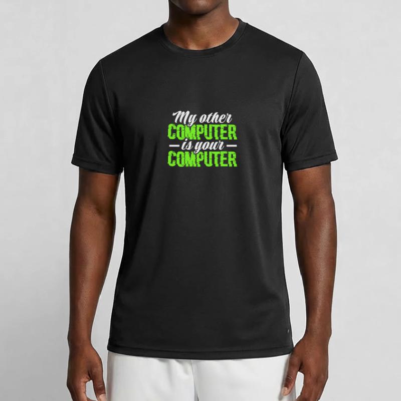 Hacker Coder Computer Hacking Gift Men's Functional T-Shirt