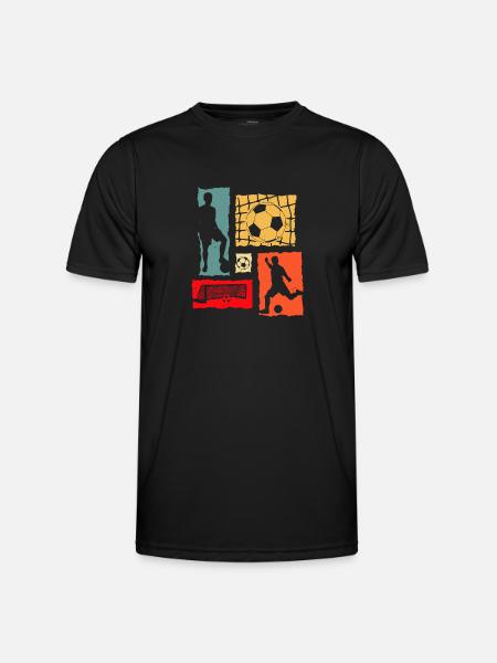 Soccer Player Retro - Men's Functional T-Shirt - black
