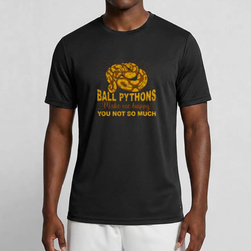 Ne touche pas à mes couilles Snake King Python T-shirt sport Homme