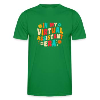 Freelance Profession Indépendant Virtuel - T-shirt sport Homme - vert - Devant - AI Model Male 178 dark (178cm)