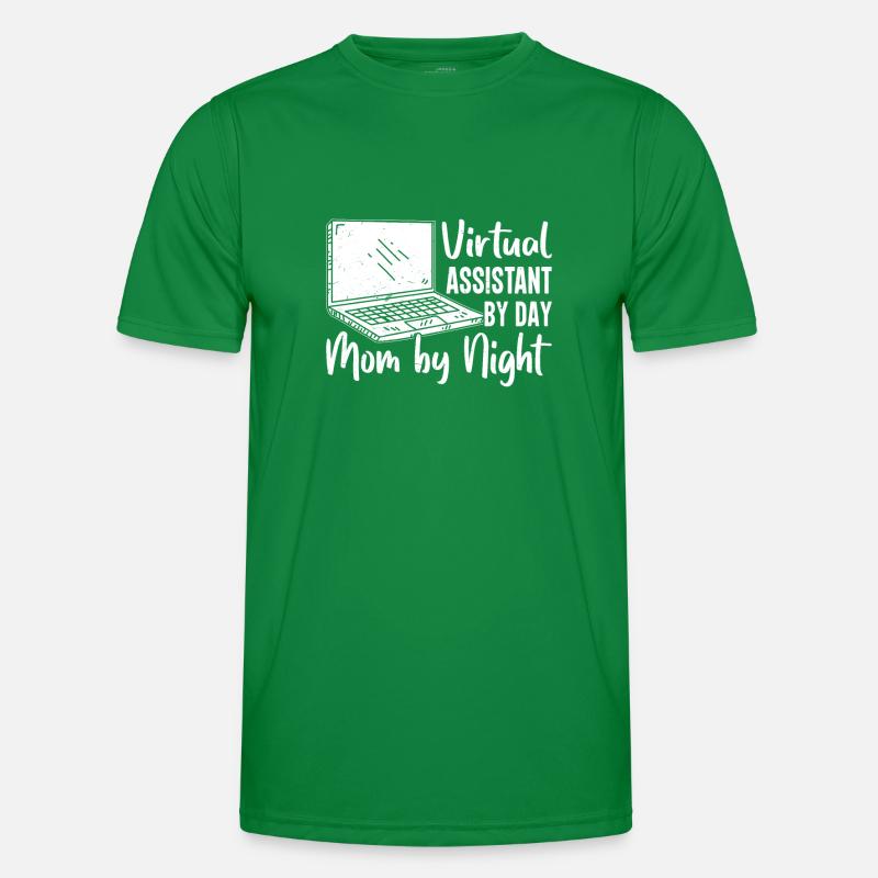 Freiberufler Beruf Selbstständiger Virtueller Männer Funktions-T-Shirt
