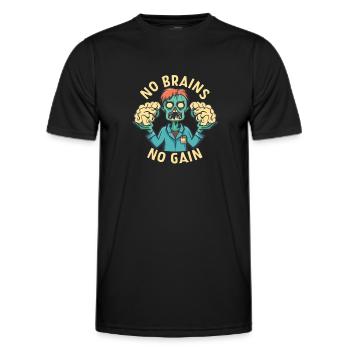 Zombies Zombie Halloween Zombie Kostüm - Männer Funktions-T-Shirt - Schwarz - Vorne - AI Model Male 178 dark (178cm)