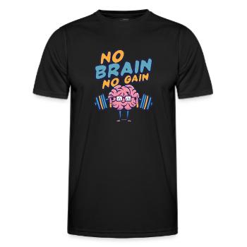 Nerd Nerds Nerd Dictons Nerd Cadeaux - T-shirt sport Homme - noir - Devant - AI Model Male 178 dark (178cm)