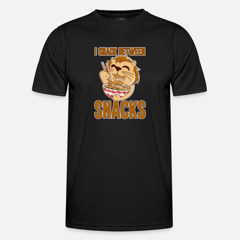 I Snack Between Snacks 4 - Men's Functional T-Shirt - black