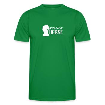 Chess Chessboard Checkmate Chess Player - Men's Functional T-Shirt - kelly green - Front - AI Model Male 178 dark (178cm)