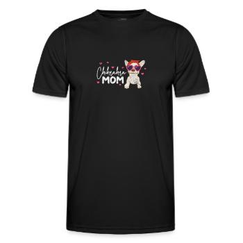 Chihuahua - Männer Funktions-T-Shirt - Schwarz - Vorne - AI Model Male 178 dark (178cm)