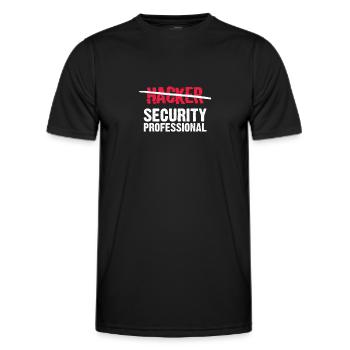 Hacker Coder Computerfreak Nerd Hacking Geschenk - Männer Funktions-T-Shirt - Schwarz - Vorne - AI Model Male 178 dark (178cm)