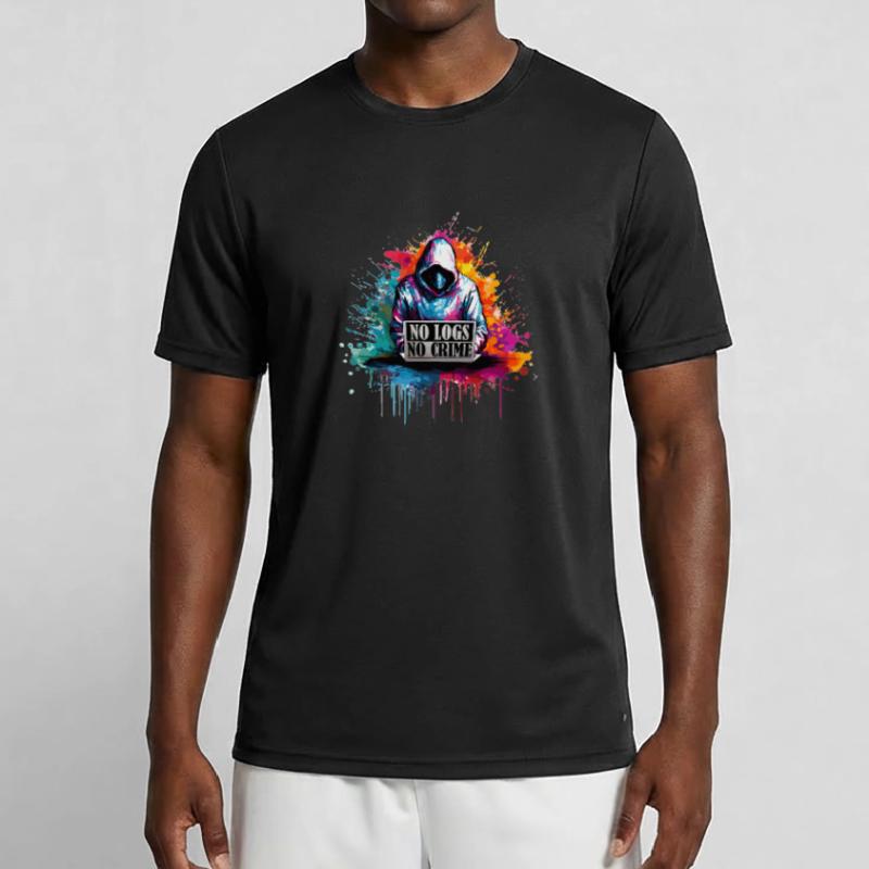 Code du hacker éthique : Pas de journaux, pas de T-shirt sport Homme