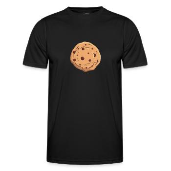 Schokolade Schoko Essen Kakao Geschenk - Männer Funktions-T-Shirt - Schwarz - Vorne - AI Model Male 178 dark (178cm)