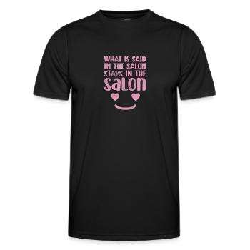 Esthéticien - T-shirt sport Homme - noir - Devant - AI Model Male 178 dark (178cm)