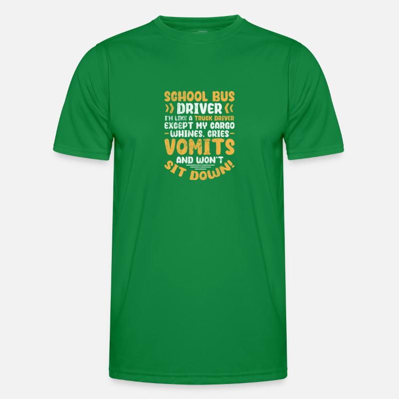 Busfahrer Männer Funktions-T-Shirt