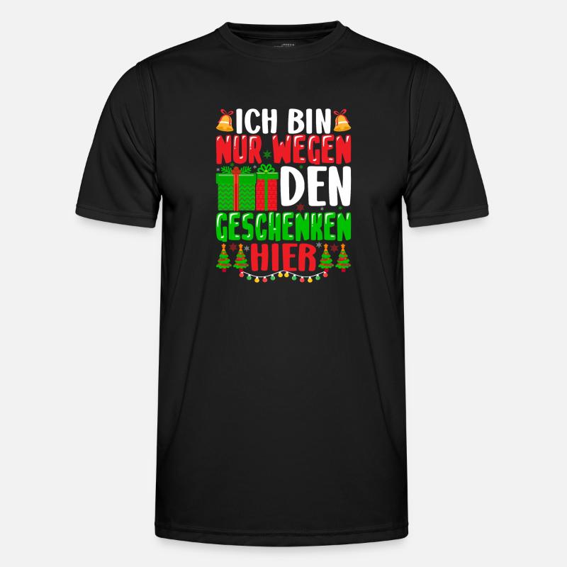 Geschenk Weihnachten Heiligabend Männer Funktions-T-Shirt
