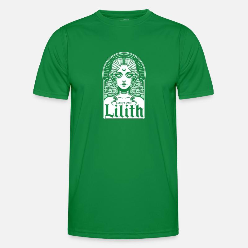 Lilith, Demon, Gothic, Mythology, Folklore, Men's Functional T-Shirt