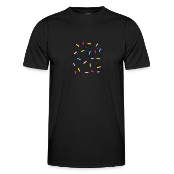 Ice Cream Ice Cream Ice Cream Summer Gift - Men's Functional T-Shirt - black - Front - AI Model Male 178 dark (178cm)