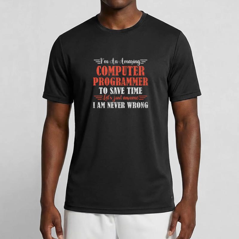 Awesome Computer Programmer Men's Functional T-Shirt