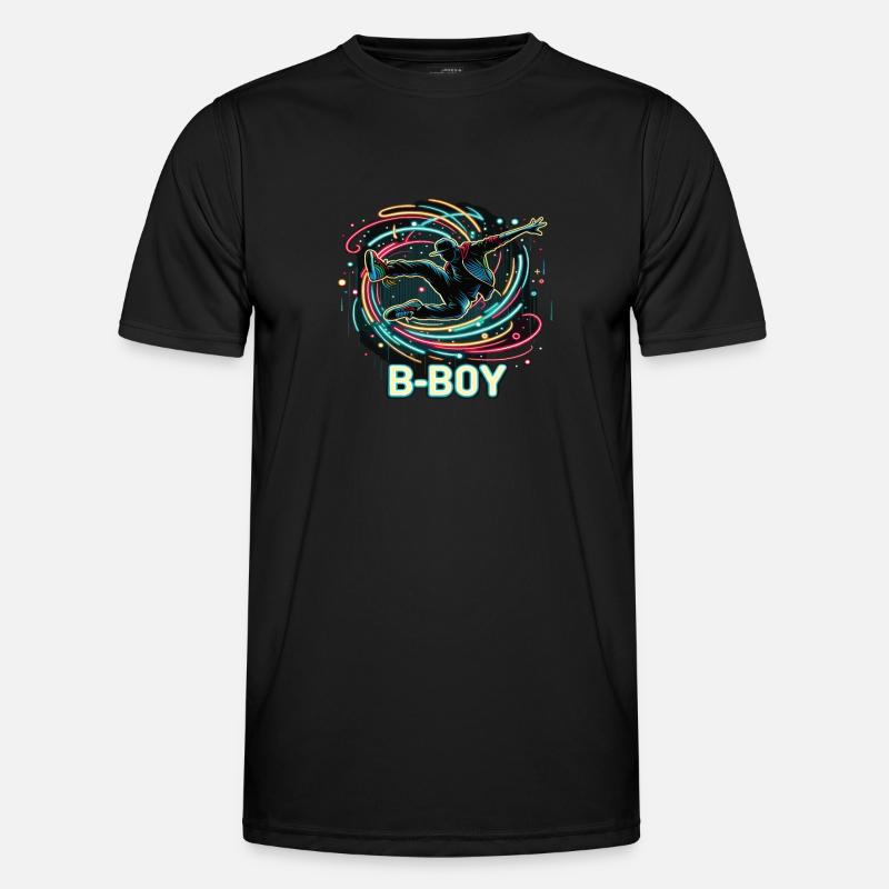 Breakdance Breakdancer Breakdance Kids - Men's Functional T-Shirt - black