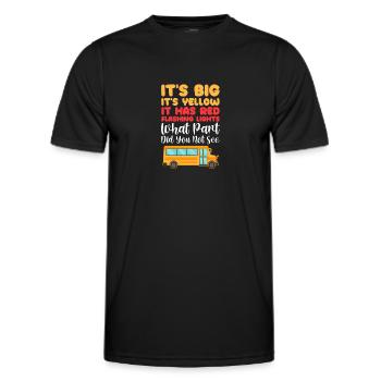 Chauffeur de bus Chauffeur de bus Bus Schuhlbus cadeau - T-shirt sport Homme - noir - Devant - AI Model Male 178 dark (178cm)